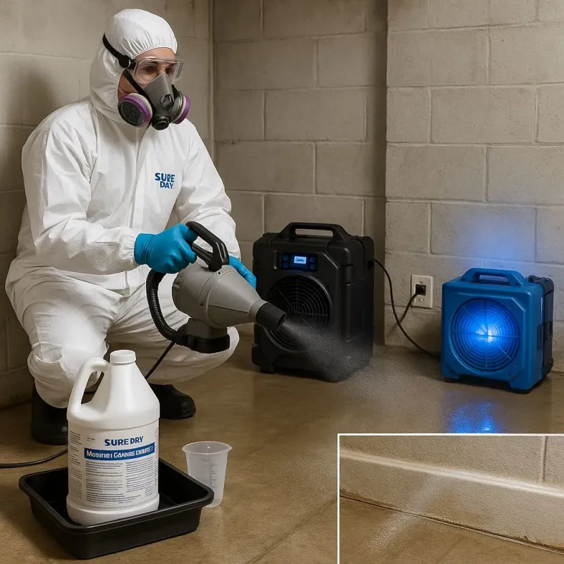Sanitization and Odor Removal process in Rutland, VT